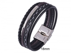 HY Wholesale Leather Jewelry Popular Leather Bracelets-HY0010B0718