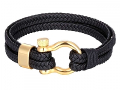 HY Wholesale Leather Jewelry Popular Leather Bracelets-HY0117B055