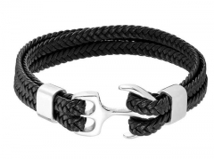 HY Wholesale Leather Jewelry Popular Leather Bracelets-HY0117B100
