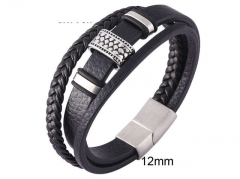 HY Wholesale Leather Jewelry Popular Leather Bracelets-HY0010B0969