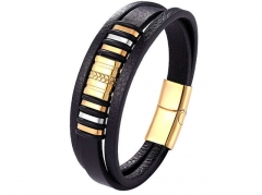 HY Wholesale Leather Jewelry Popular Leather Bracelets-HY0117B074