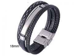 HY Wholesale Leather Jewelry Popular Leather Bracelets-HY0010B0655