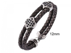 HY Wholesale Leather Jewelry Popular Leather Bracelets-HY0010B0873