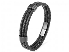 HY Wholesale Leather Jewelry Popular Leather Bracelets-HY0117B081