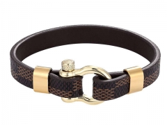 HY Wholesale Leather Jewelry Popular Leather Bracelets-HY0117B071