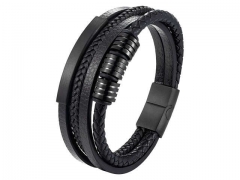 HY Wholesale Leather Jewelry Popular Leather Bracelets-HY0117B011