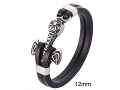 HY Wholesale Leather Jewelry Popular Leather Bracelets-HY0010B0906