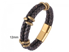 HY Wholesale Leather Jewelry Popular Leather Bracelets-HY0010B0660