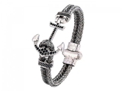 HY Wholesale Leather Jewelry Popular Leather Bracelets-HY0117B140