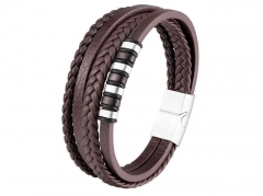 HY Wholesale Leather Jewelry Popular Leather Bracelets-HY0117B031