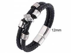 HY Wholesale Leather Jewelry Popular Leather Bracelets-HY0010B1016