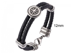 HY Wholesale Leather Jewelry Popular Leather Bracelets-HY0010B1073