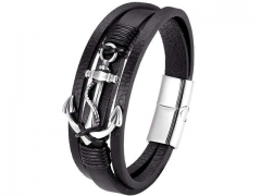 HY Wholesale Leather Jewelry Popular Leather Bracelets-HY0117B142