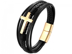 HY Wholesale Leather Jewelry Popular Leather Bracelets-HY0117B015