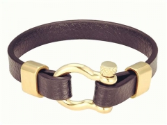 HY Wholesale Leather Jewelry Popular Leather Bracelets-HY0117B038
