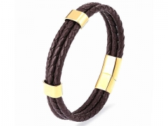 HY Wholesale Leather Jewelry Popular Leather Bracelets-HY0117B086