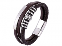 HY Wholesale Leather Jewelry Popular Leather Bracelets-HY0117B053