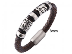 HY Wholesale Leather Jewelry Popular Leather Bracelets-HY0010B1113