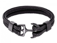 HY Wholesale Leather Jewelry Popular Leather Bracelets-HY0117B099
