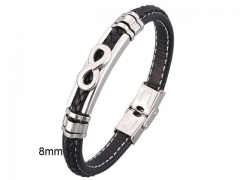 HY Wholesale Leather Jewelry Popular Leather Bracelets-HY0010B0682