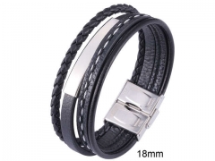 HY Wholesale Leather Jewelry Popular Leather Bracelets-HY0010B0715