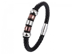 HY Wholesale Leather Jewelry Popular Leather Bracelets-HY0117B110