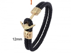 HY Wholesale Leather Jewelry Popular Leather Bracelets-HY0010B0845