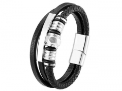 HY Wholesale Leather Jewelry Popular Leather Bracelets-HY0117B106
