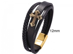 HY Wholesale Leather Jewelry Popular Leather Bracelets-HY0010B0847