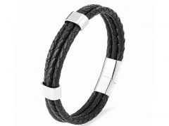 HY Wholesale Leather Jewelry Popular Leather Bracelets-HY0117B082