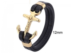 HY Wholesale Leather Jewelry Popular Leather Bracelets-HY0010B1034