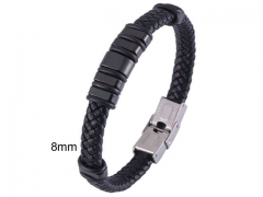 HY Wholesale Leather Jewelry Popular Leather Bracelets-HY0010B0695