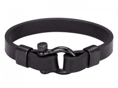 HY Wholesale Leather Jewelry Popular Leather Bracelets-HY0117B033
