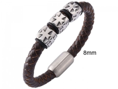 HY Wholesale Leather Jewelry Popular Leather Bracelets-HY0010B0903