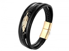 HY Wholesale Leather Jewelry Popular Leather Bracelets-HY0117B024