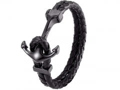 HY Wholesale Leather Jewelry Popular Leather Bracelets-HY0117B153