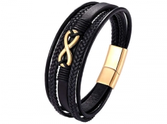 HY Wholesale Leather Jewelry Popular Leather Bracelets-HY0117B007