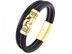HY Wholesale Leather Jewelry Popular Leather Bracelets-HY0117B150