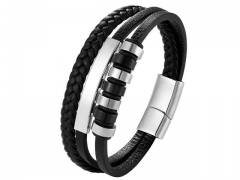 HY Wholesale Leather Jewelry Popular Leather Bracelets-HY0117B129