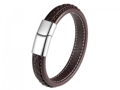 HY Wholesale Leather Jewelry Popular Leather Bracelets-HY0117B207