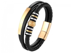 HY Wholesale Leather Jewelry Popular Leather Bracelets-HY0117B078