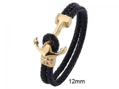 HY Wholesale Leather Jewelry Popular Leather Bracelets-HY0010B0952