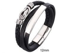 HY Wholesale Leather Jewelry Popular Leather Bracelets-HY0010B0654