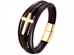 HY Wholesale Leather Jewelry Popular Leather Bracelets-HY0117B018
