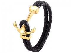 HY Wholesale Leather Jewelry Popular Leather Bracelets-HY0117B155
