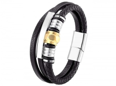 HY Wholesale Leather Jewelry Popular Leather Bracelets-HY0117B105