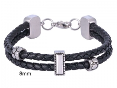 HY Wholesale Leather Jewelry Popular Leather Bracelets-HY0010B0709