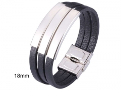 HY Wholesale Leather Jewelry Popular Leather Bracelets-HY0010B0714