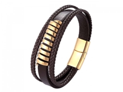 HY Wholesale Leather Jewelry Popular Leather Bracelets-HY0117B132
