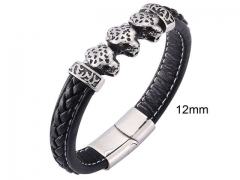 HY Wholesale Leather Jewelry Popular Leather Bracelets-HY0010B1105